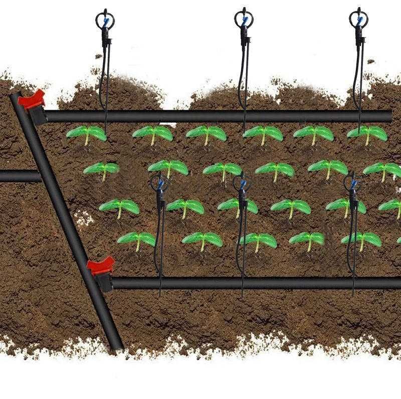 Butterfly Sprinkler Plastic 360 Degree Rotating 1/2 Inch Agricultural Garden Irrigation Water Sprinkler - 05 pcs